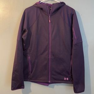 Under Armour Allseason Coldgear Reactor Jacket Size L Purple